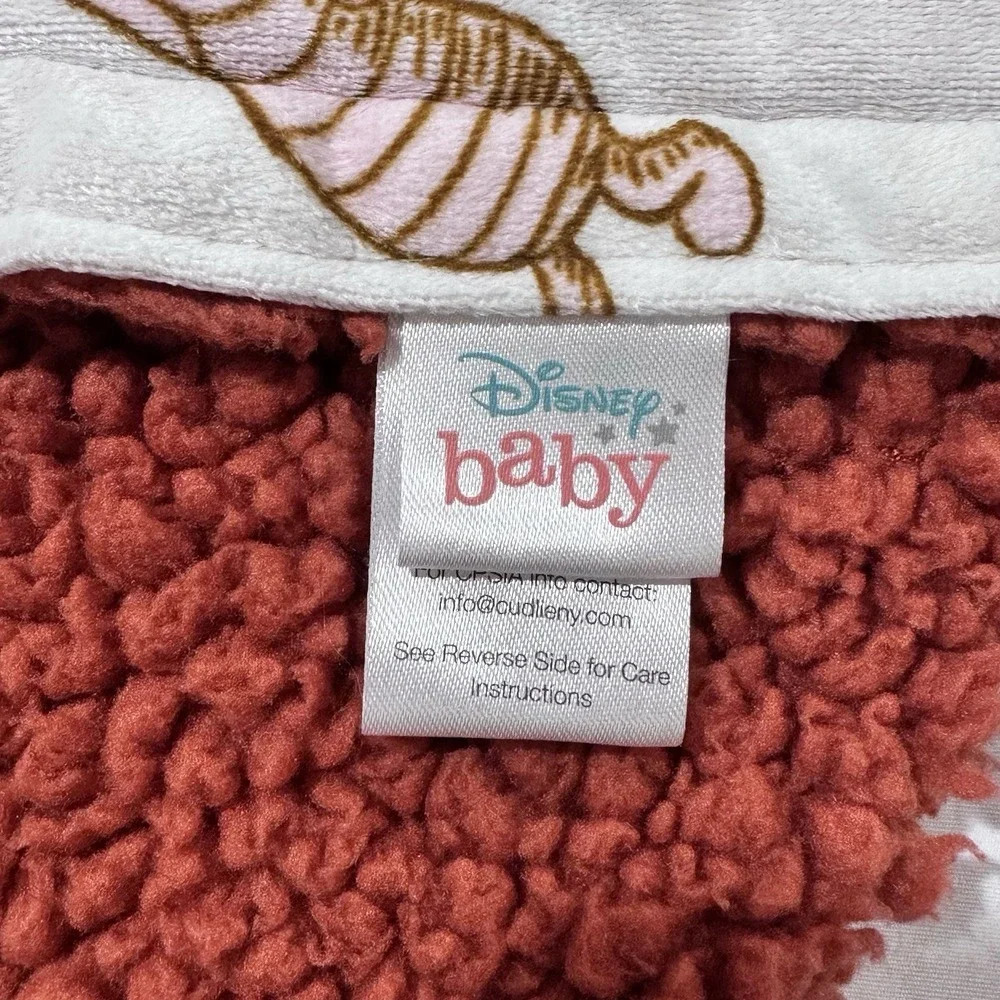 Disney Baby Winnie the Pooh & Piglet Reversible Sherpa Blanket Christmas